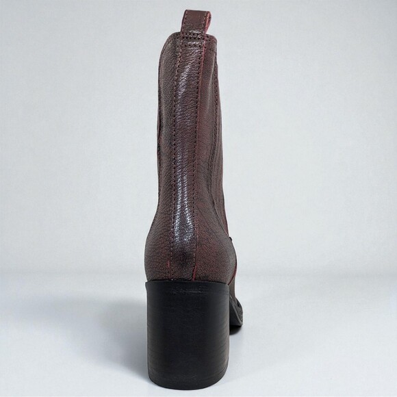 NEW Kenneth Cole New York Women's Jet Chelsea Boot Dark Clay 7 M Brick Red - Picture 5 of 9